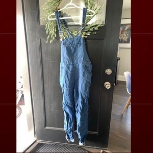 Soft blue Jean overalls size medium